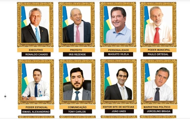 Ranking destaca os 16 goianos mais influentes de 2020 
