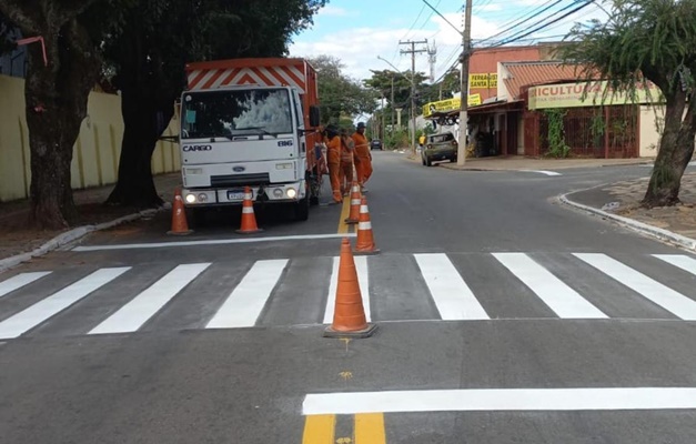 Regiões de Goiânia recebem implantação e revitalização na sinalização 