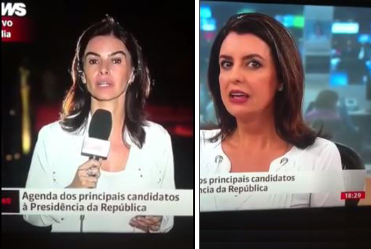 Repórter da Globo News comete gafe ao vivo