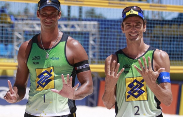Ricardo e Emanuel faturam mais um título brasileiro no vôlei de praia