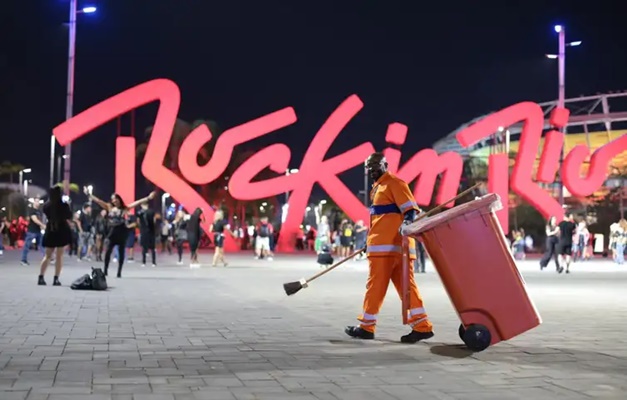 Rock in Rio quer reduzir 14 toneladas de resíduos no festival em 2024