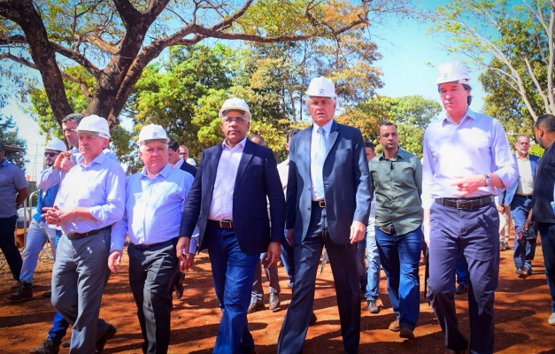 Rogério Cruz visita obras da Saneago e destaca parceria com governo estadual