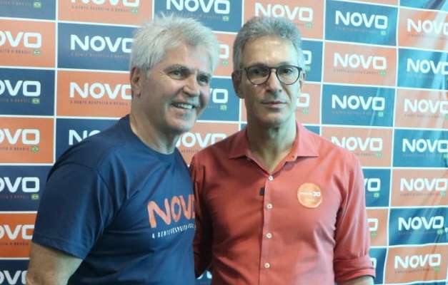 Romeu Zema traz apoio a Leonardo Rizzo em encontro do Novo em Goiânia