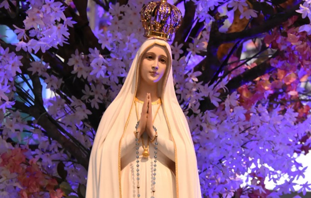 Santa Casa de Goiânia recebe imagem peregrina de Nossa Senhora de Fátima 