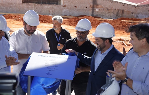 Sebrae Goiás lança pedra fundamental de sua nova sede em Anápolis