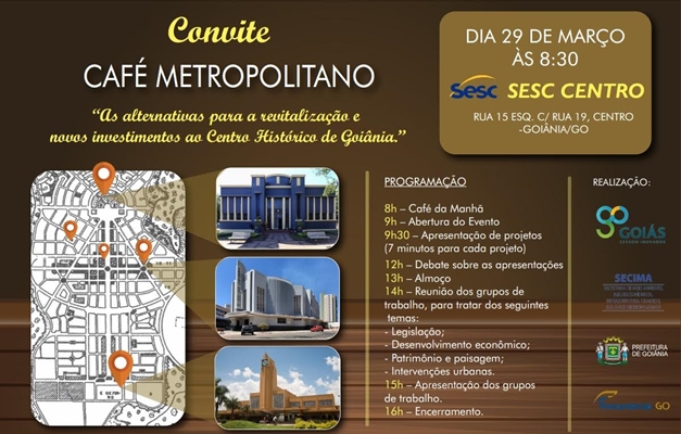 Secima promove encontro para discutir Revitalização do Centro de Goiânia