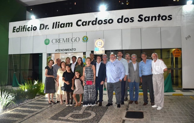 Sede do Cremego é renomeada em homenagem ao Dr. Iliam Cardoso dos Santos