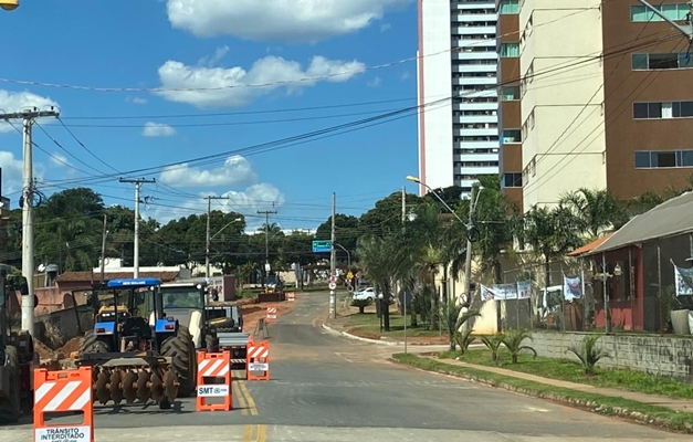 Seinfra de Goiânia segue com obras entre a Rua 1018 e a Avenida do Comércio