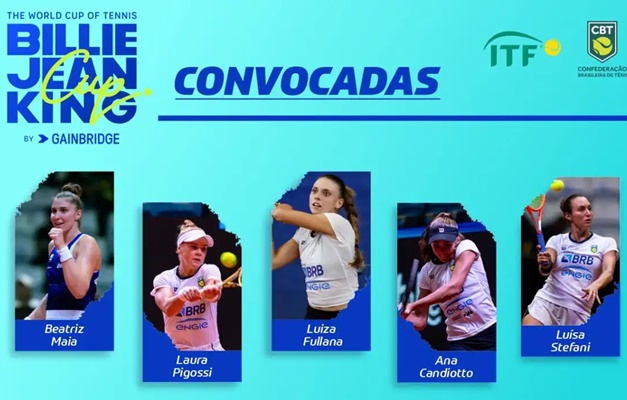 Seleção feminina de tênis é convocada para torneio Billie Jean King Cup