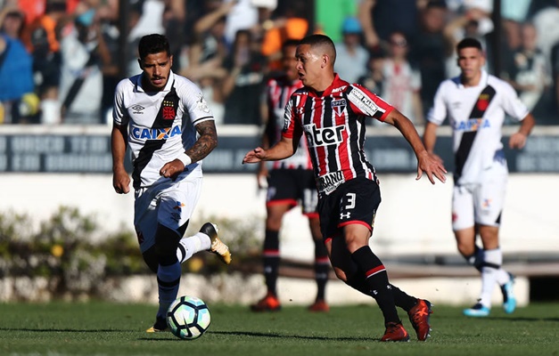 Sem inspiração, São Paulo empata com Vasco por 1 a 1 em São Januário