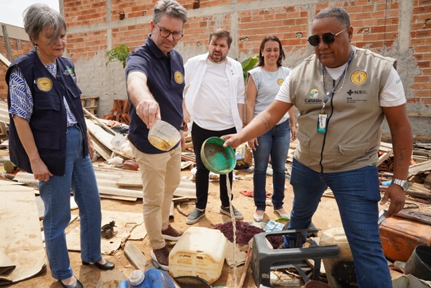 Senador Canedo recebe ação do Dia D contra a dengue da SES-GO