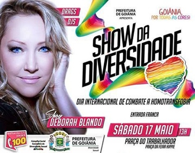 Show da Diversidade marca luta pela cidadania LGBT em Goiânia