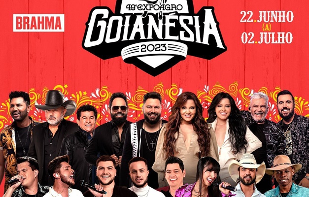 Shows de artistas consagrados agitam a 49ª ExpoAgro Goianésia 