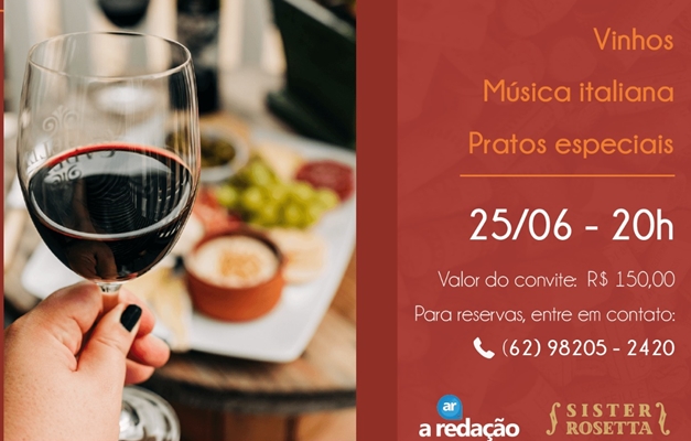 Sister Rosetta Pub, A Redação e Adega + fazem Noite Cultural Enogastronômica