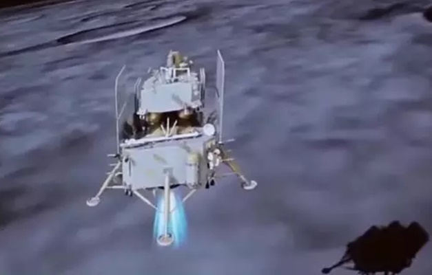 Sonda espacial da China pousa em lado oculto da Lua