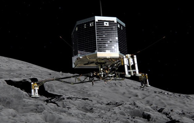Sonda Rosetta pousa em cometa e termina sua missão após 12 anos