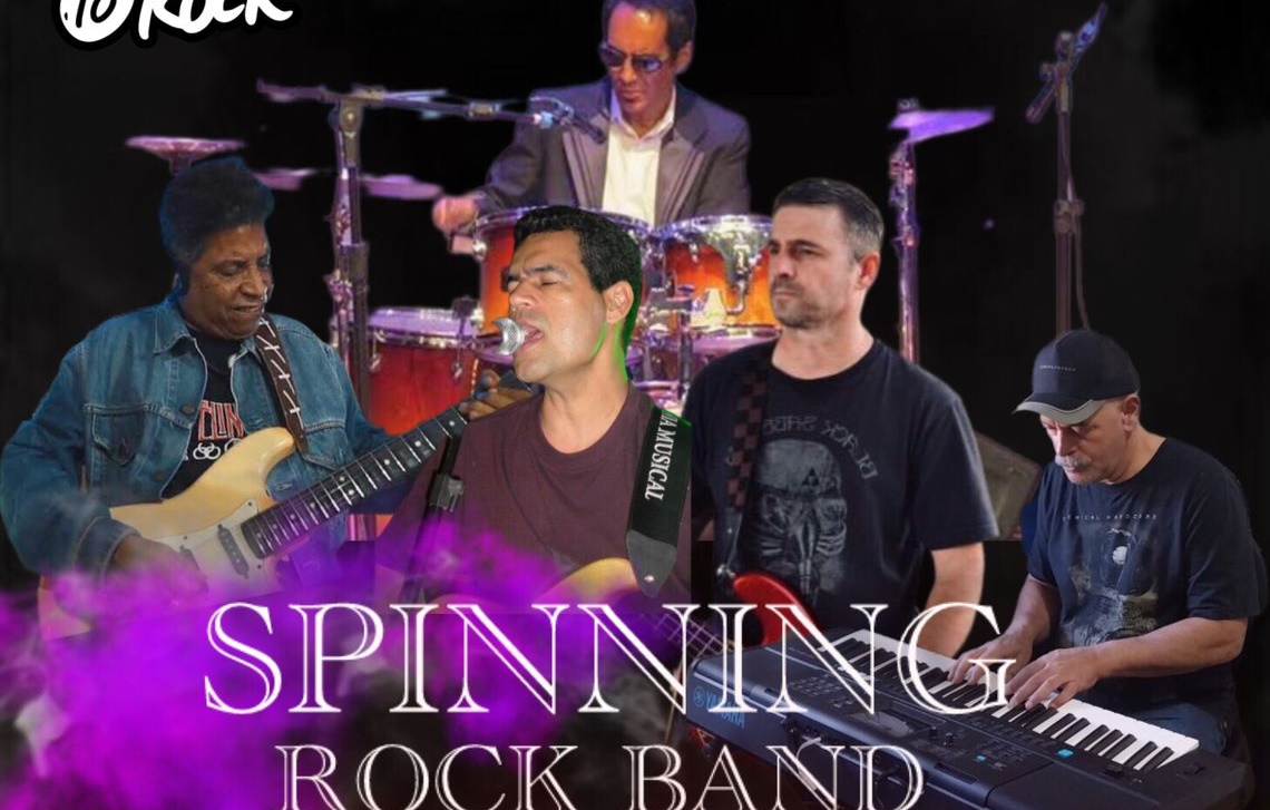 Spinning Rock Band apresenta clássicos no Mercado da 74, em Goiânia 