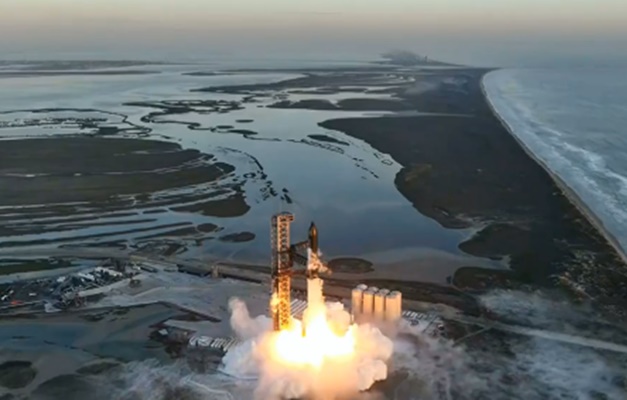 Starship: SpaceX lança foguete apontado como mais poderoso do mundo