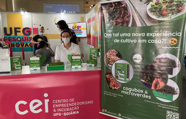 Startups incubadas no CEI-UFG estão presentes no 19° Conpeex em Goiânia
