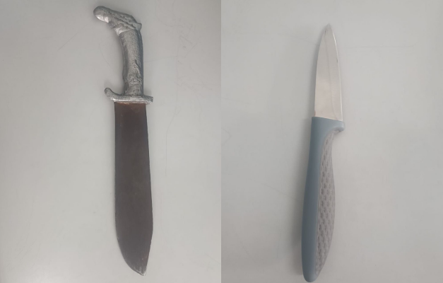 Suspeito de homicídio é preso com facas no Centro de Goiânia