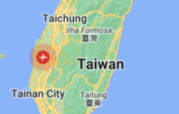 Terremoto de magnitude 5,5 atinge Taiwan