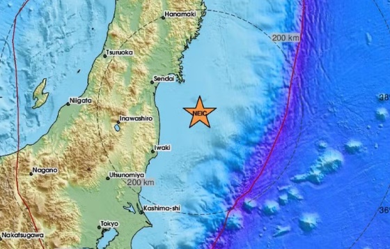 Terremoto de magnitude 6 atinge a costa leste do Japão