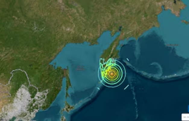 Terremoto de magnitude 8,0 é registrado no Leste da Rússia