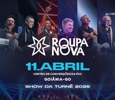  Goiânia será palco de novo show da banda Roupa Nova