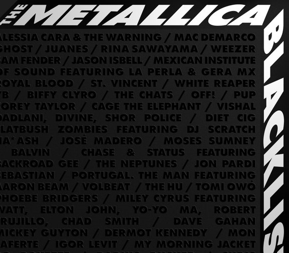 A playlist negra do Metallica