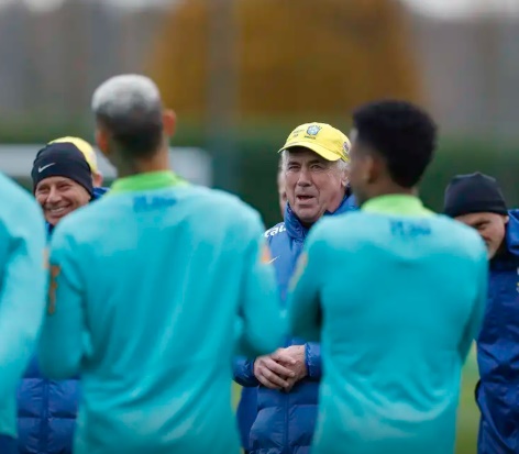 Ancelotti começa a esboçar equipe para amistoso contra o Senegal