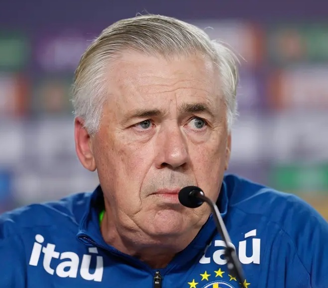 Ancelotti projeta definir elenco da Copa em março e cita Neymar: 'Joga em qualquer equipe'