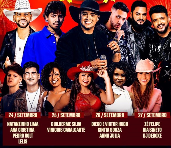 Aparecida É Show terá mais de 10 atrações em 4 dias de festa