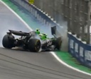 Bortoleto fala sobre acidente em Interlagos na sprint da F1: 'Tive sorte de sair inteiro'