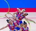 Brasil leva 1º pódio em Mundiais de ginástica rítmica com a prata na edição juvenil da Bulgária