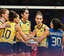 Brasil vence Japão e decide Liga das Nações feminina contra a Itália