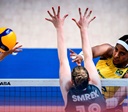 Brasileiras exageram em erros, mas fazem 3 a 0 no renovado Canadá na Liga das Nações de Vôlei