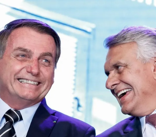 Caiado estará ao lado de Bolsonaro em encontro do PL em Goiânia