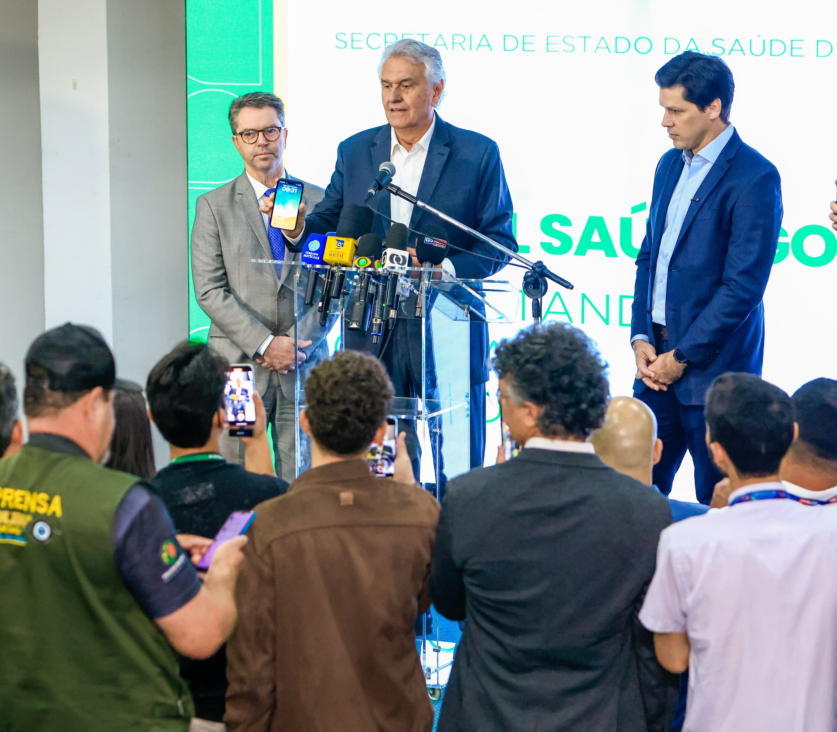 Caiado lança Canal Saúde para comunicação direta com a população