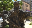 Escultura devolve alma à Praça Felicíssimo do Espírito Santo, na Rua 7