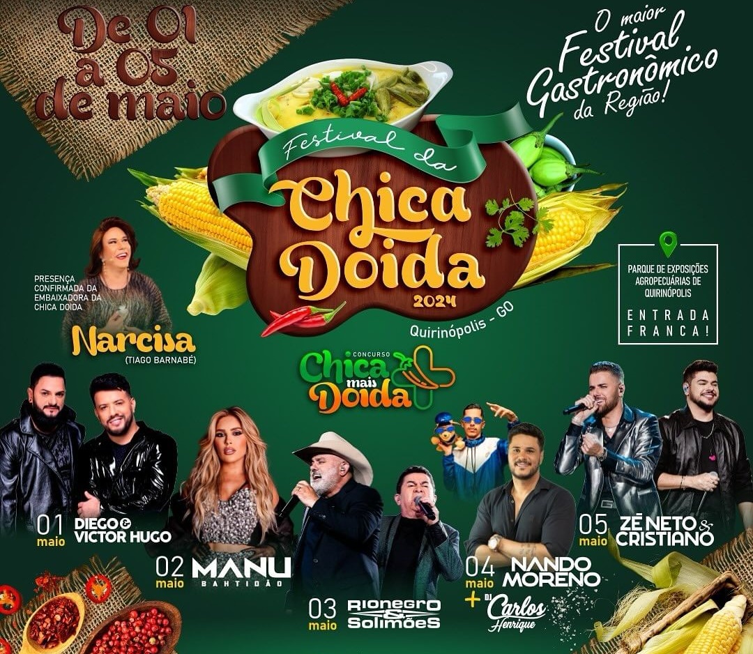 Festival da Chica Doida agita Quirinópolis com shows e boa gastronomia