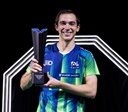 Hugo Calderano comemora título em Foz do Iguaçu, o 4º da temporada