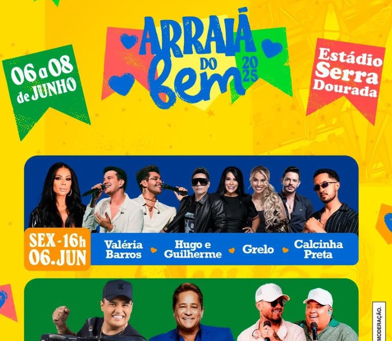 Ingressos para curtir o Arraiá do Bem 2025 podem ser retirados pelo site