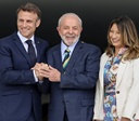 Lula concede a Macron a Ordem Nacional do Cruzeiro do Sul