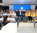 Mabel recebe campeões da Taça das Favelas 2025 no Paço Municipal em Goiânia