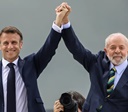 Macron diz que França e Brasil estão do mesmo lado sobre guerra na Ucrânia