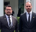 PGR denuncia Eduardo Bolsonaro e Paulo Figueiredo por coação em processo judicial