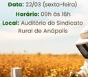 Senar Goiás promove em Anápolis o 1º Encontro Goiano de Apicultura 