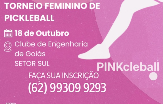 Torneio de Pickleball Feminino arrecada doações para o Hospital Araújo Jorge