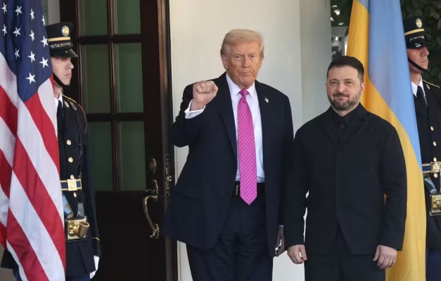 Trump recebe Zelenski na Casa Branca e diz crer que conseguirá acabar com guerra na Ucrânia