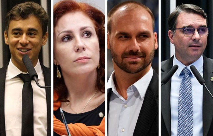 TSE condena Nikolas, Carla Zambelli, Eduardo e Flávio Bolsonaro por fake news